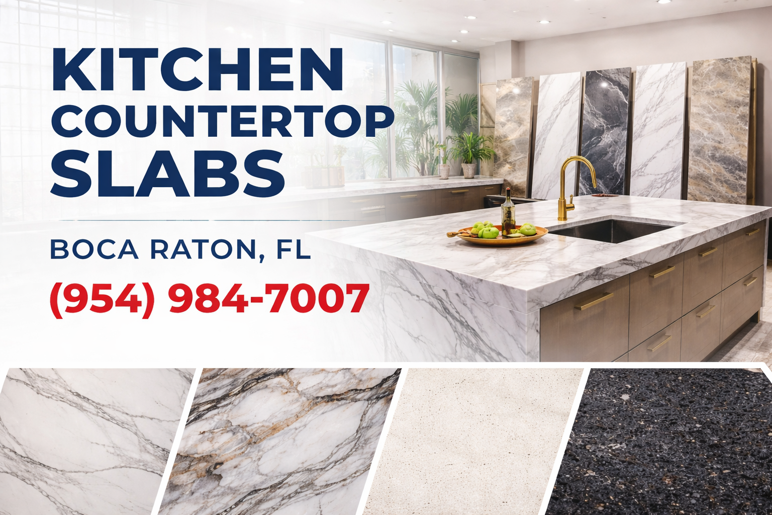KItchen Countertop Slabs in Boca Raton