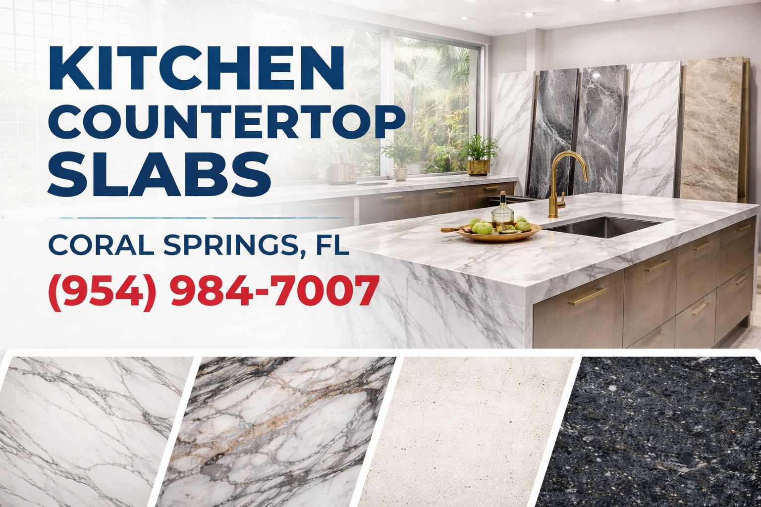 KItchen Countertop Slabs in Coral Springs