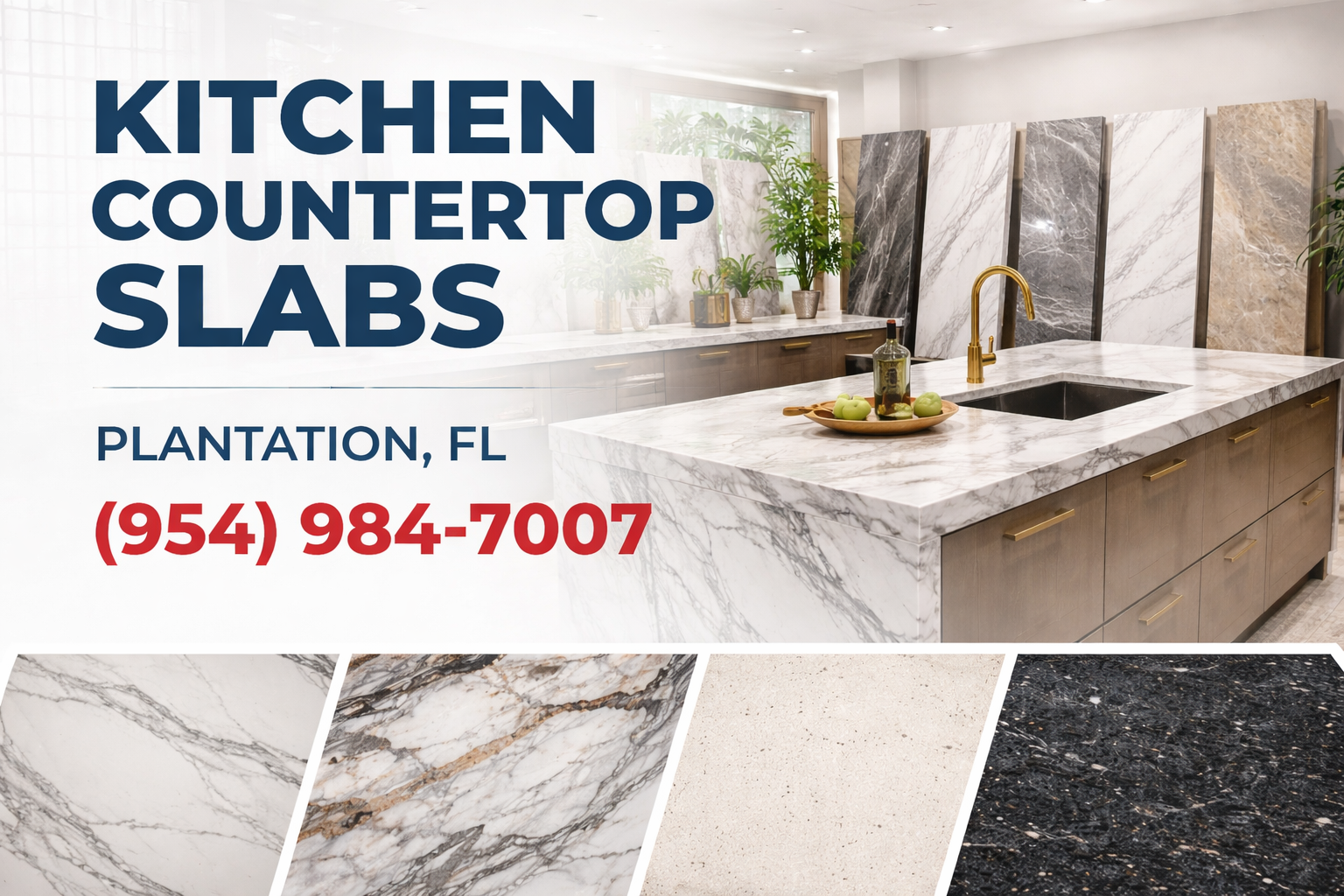 KItchen Countertop Slabs in Plantation