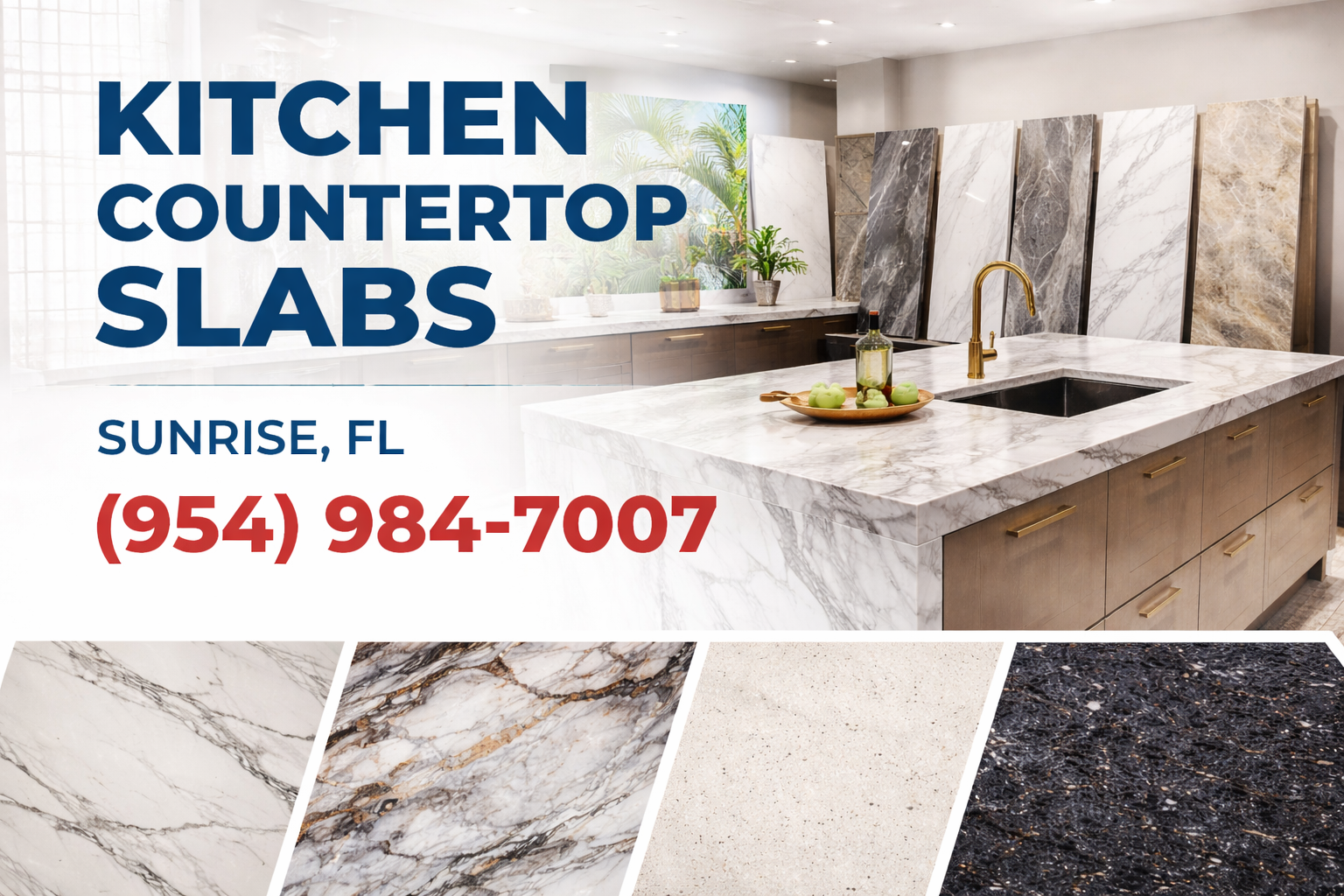 KItchen Countertop Slabs in Sunrise