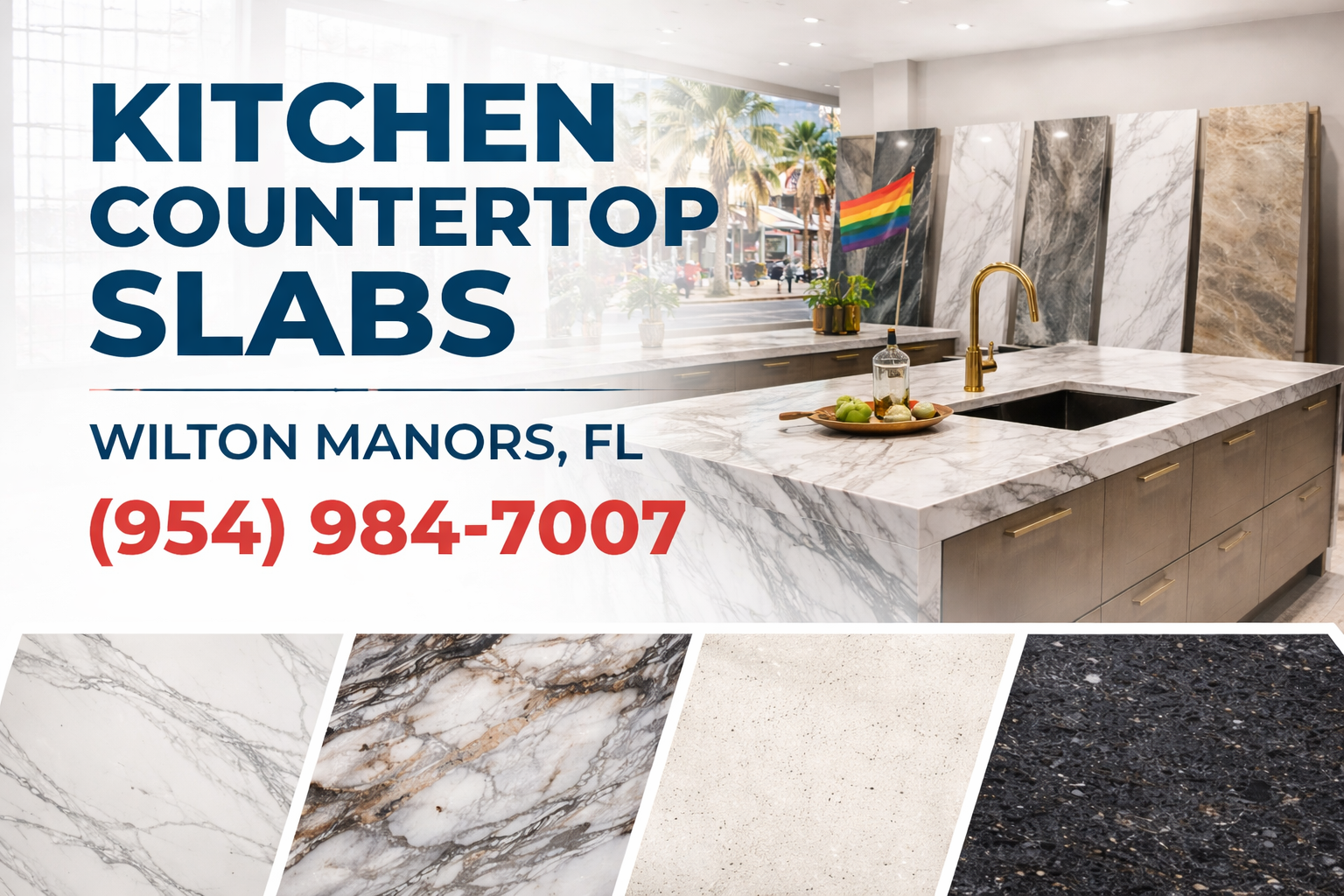KItchen Countertop Slabs in Wilton Manors